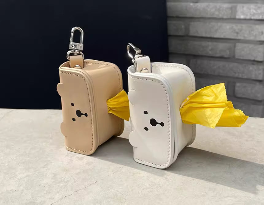 Teddy Bear Poop Bag Holder